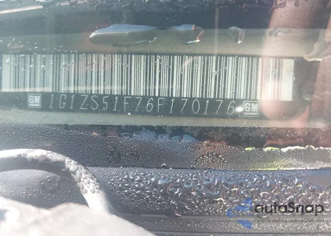 2006 Chevrolet Malibu Ls из США, поврежденный, VIN 1G1ZS51F76F170176